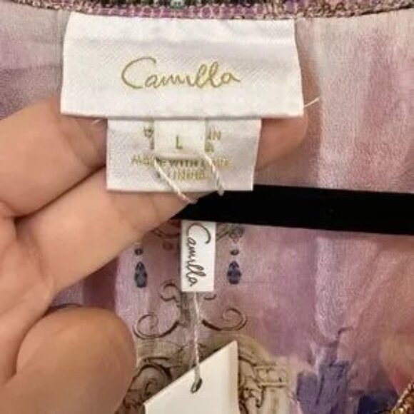 CAMILLA KIMONO SLEEVE DRESS WITH SHIRRING DETAIL - SONIC SYMPHONIES - Picture 10 of 13